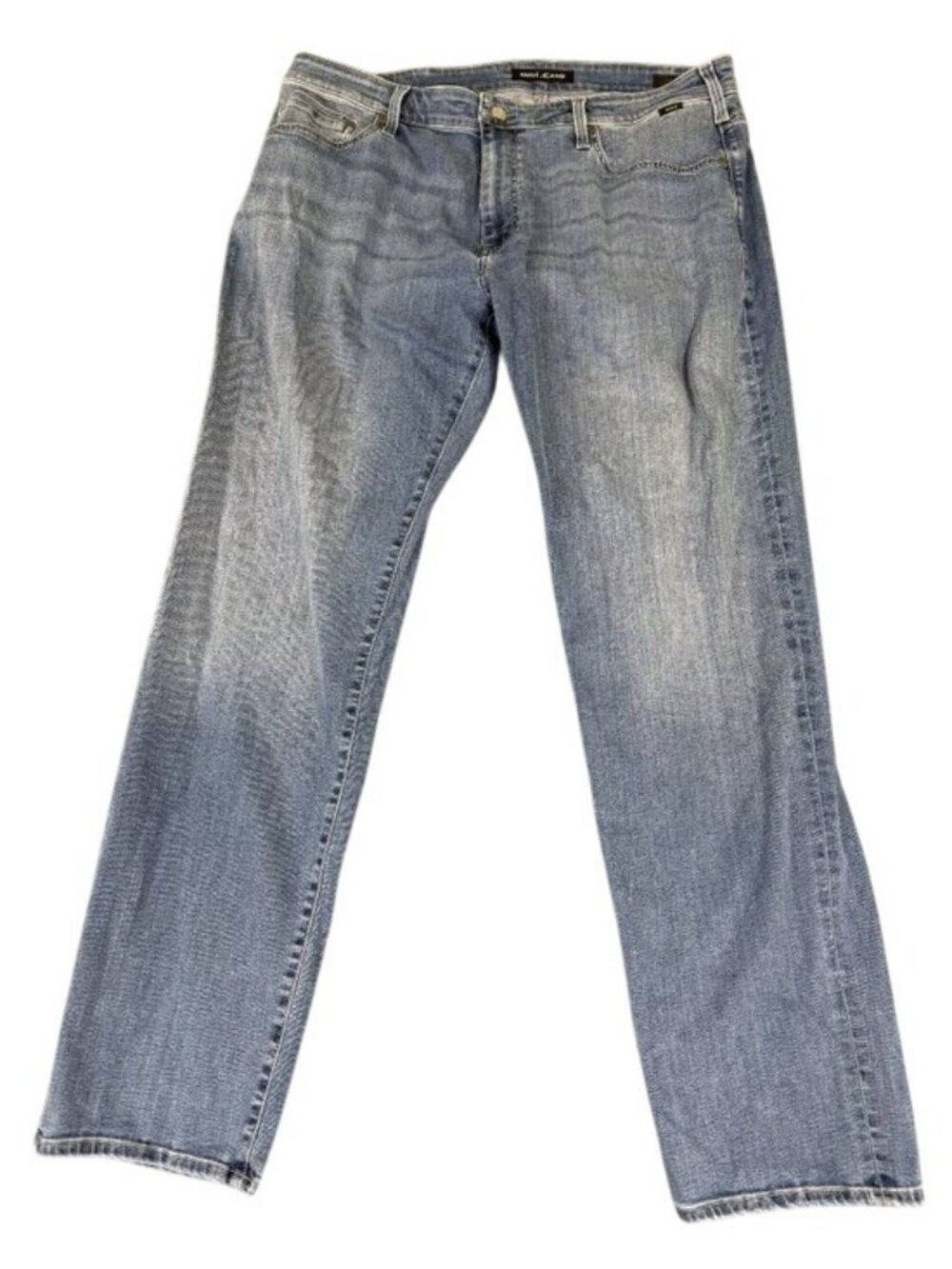 Mavi Zach Mens Blue Denim Jeans 38x32 Straight Leg Five Pocket Zip Fly